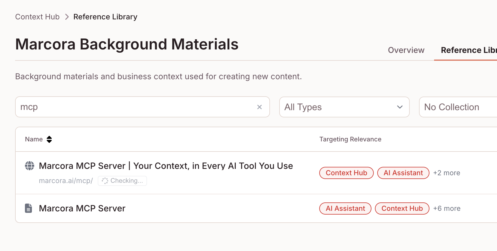 Marcora: Brand Context & Writing screenshot